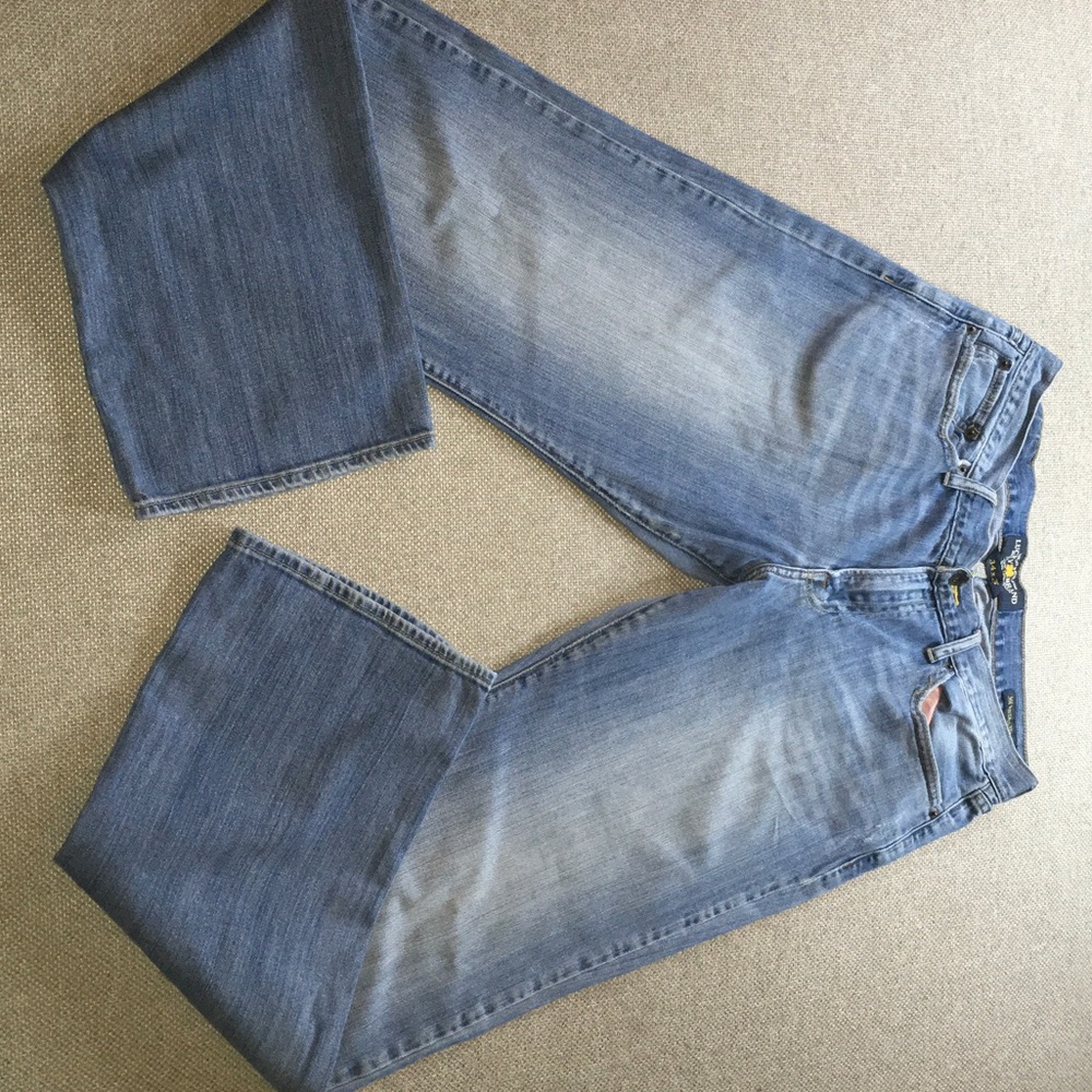 Lucky Brand 361 Vintage Straight Blue Jeans 34x34